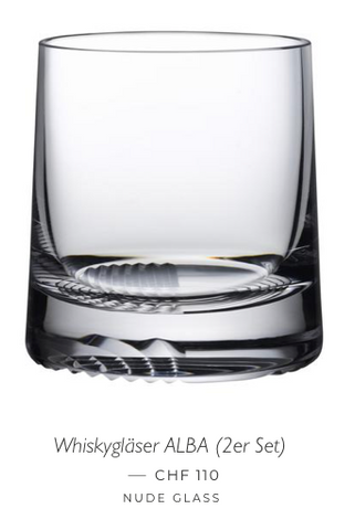 Alba Whiskyglas von Nude Glass