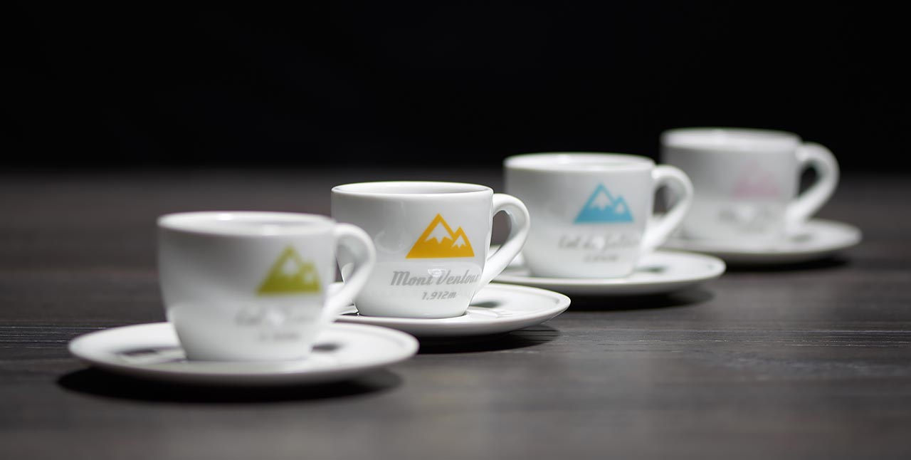 Drink your espresso from a SpeedyShark stylish cup and saucer collection