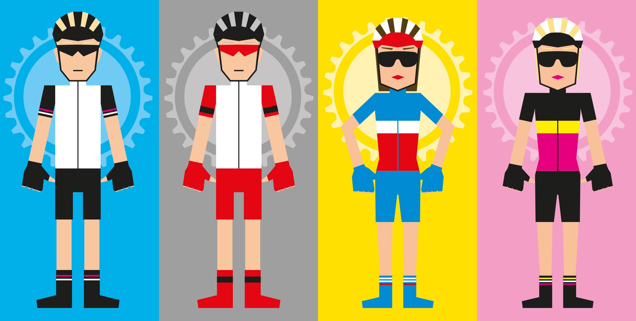 Ride Like A Pro Cyclist Prints from SpeedyShark