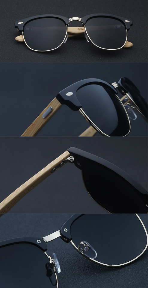 clubmaster wooden sunglasses