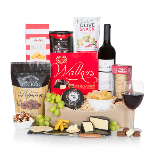 The Gourmet Cheese & Wine Selection GiftBasketsforEurope