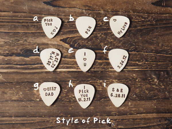 Personalized fathers gifts Personalized Guitar Pick Keychain Fathers day gift Fathers day keychain