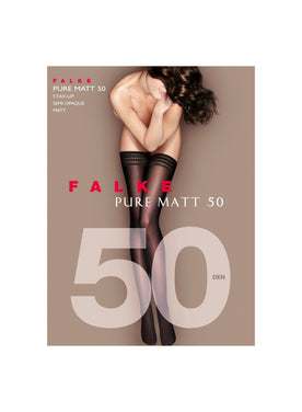 Falke Pure Matt 50 Stay Up Stockings