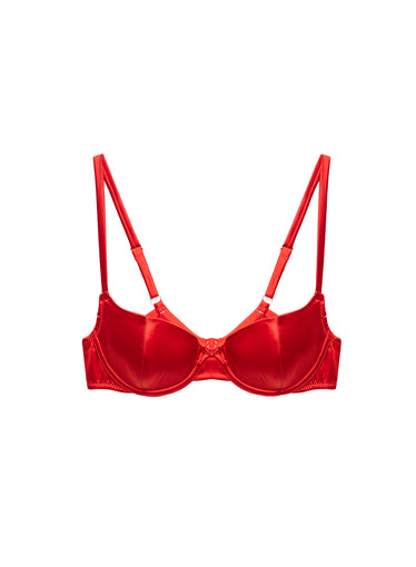 Satin Luxe Balconette Bra