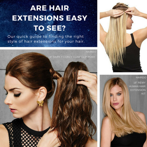 Are Hair Extensions Easy to Hide?