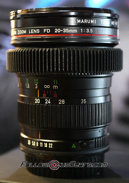 Seamless™ Follow Focus Gear for Canon FD 20-35mm f3.5 L Lens