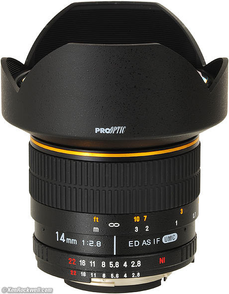 Seamless™ Follow Focus Gear Ring for Rokinon 14mm f2.8 ED AS IF UMC (Gold  Stripe) Lens