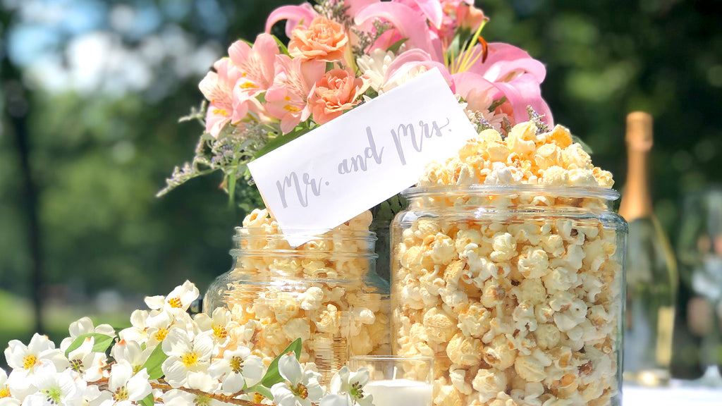 Popcorn for the People Wedding Favor
