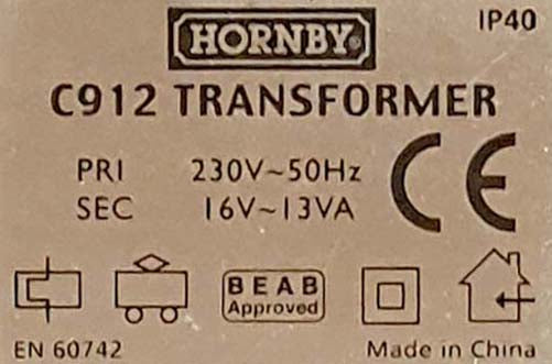 scalextric c912 transformer