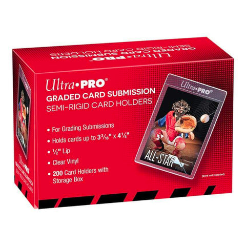 Ultra Pro Card Sleeve - Semi Rigid 1/2" Lip Tall Sleeves | Pkt 200count