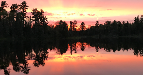 Silk Lake Sunset