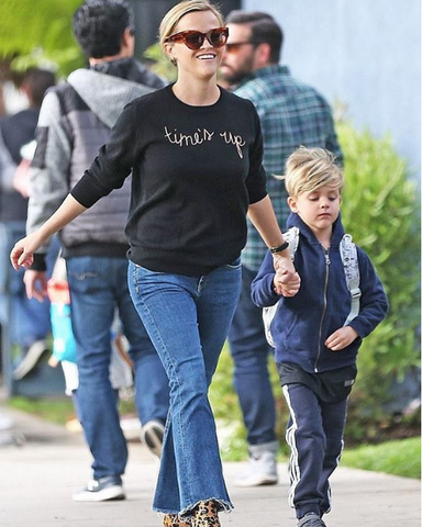 Poppys Collection Lingua Franca Reese Witherspoon Time's Up Sweater