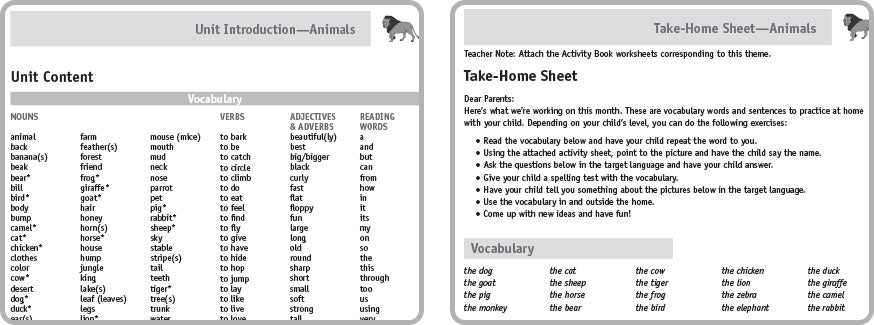 ESL Lesson Overview Take-Home Example Sube