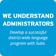 Sube Understands Administrators - Develop a successful district-wide language program