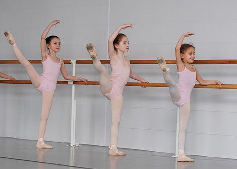 Young Dancers at the Barre