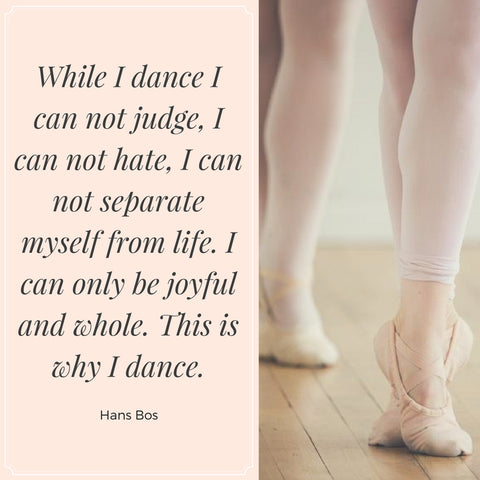 Hans Bos Dance Quote