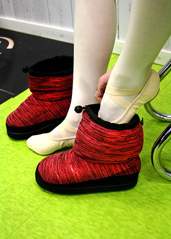 Keep your dance shoes clean with warm-up booties