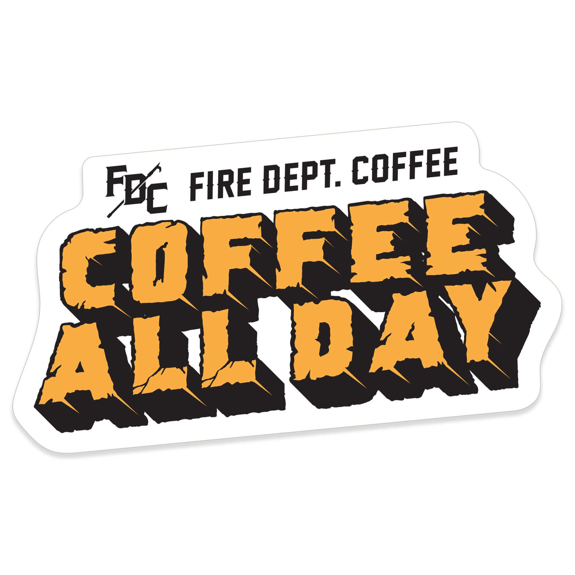 COFFEE ALL DAY STICKER