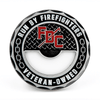 The back of the Skull Challenge Coin featuring FDC's minimalist logo.