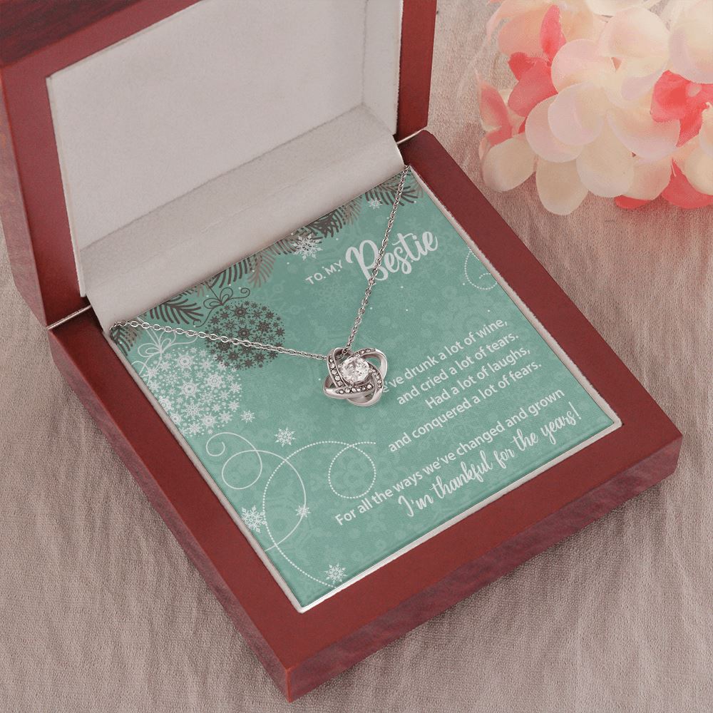 Holiday Message To My Best Friend • Love Knot Necklace Jewelry ShineOn Fulfillment