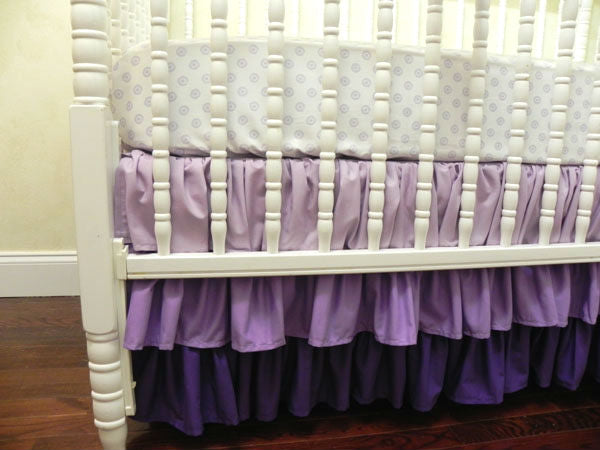 purple crib mattress