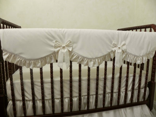 ivory crib bedding