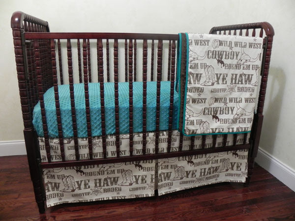 Cowboy Baby Bedding Set Brett Western Crib Bedding In Brown And