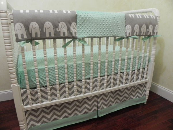 Elephant Crib Bedding Set Brevyn Gender Neutral Baby Bedding In