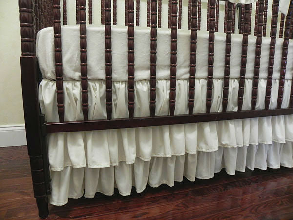 Ivory Girl Crib Bedding Set Victoria Girl Baby Bedding