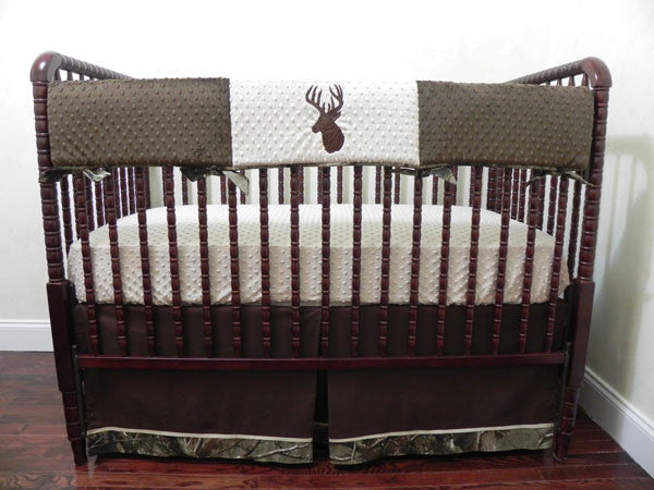 camo crib bedding set