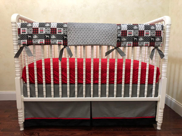 firefighter crib bedding