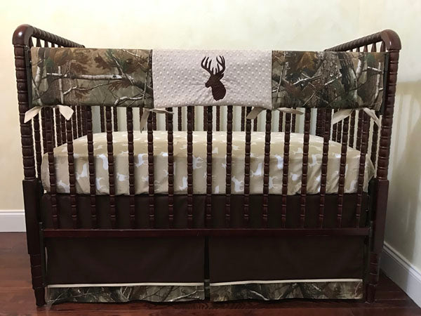 camo crib set