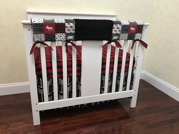 woodland mini crib bedding