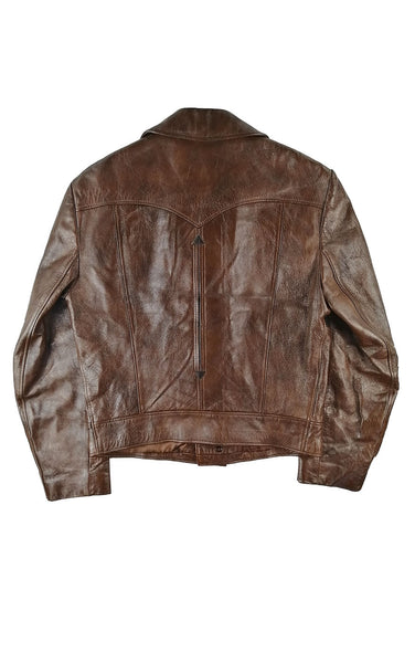 Vintage Two-Tone 70s Leather Jacket