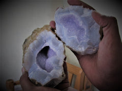 agate druzy in geode