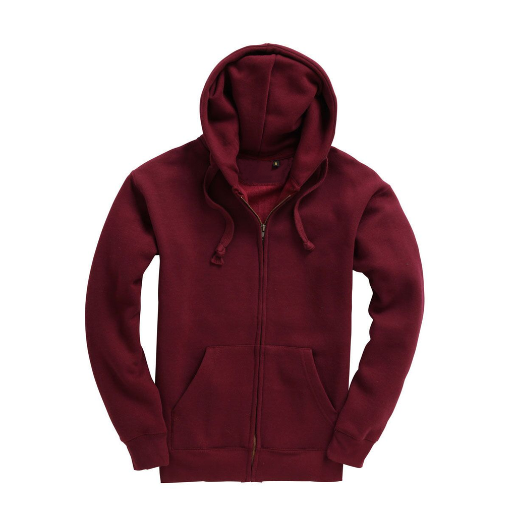 maroon zip up hoodie mens