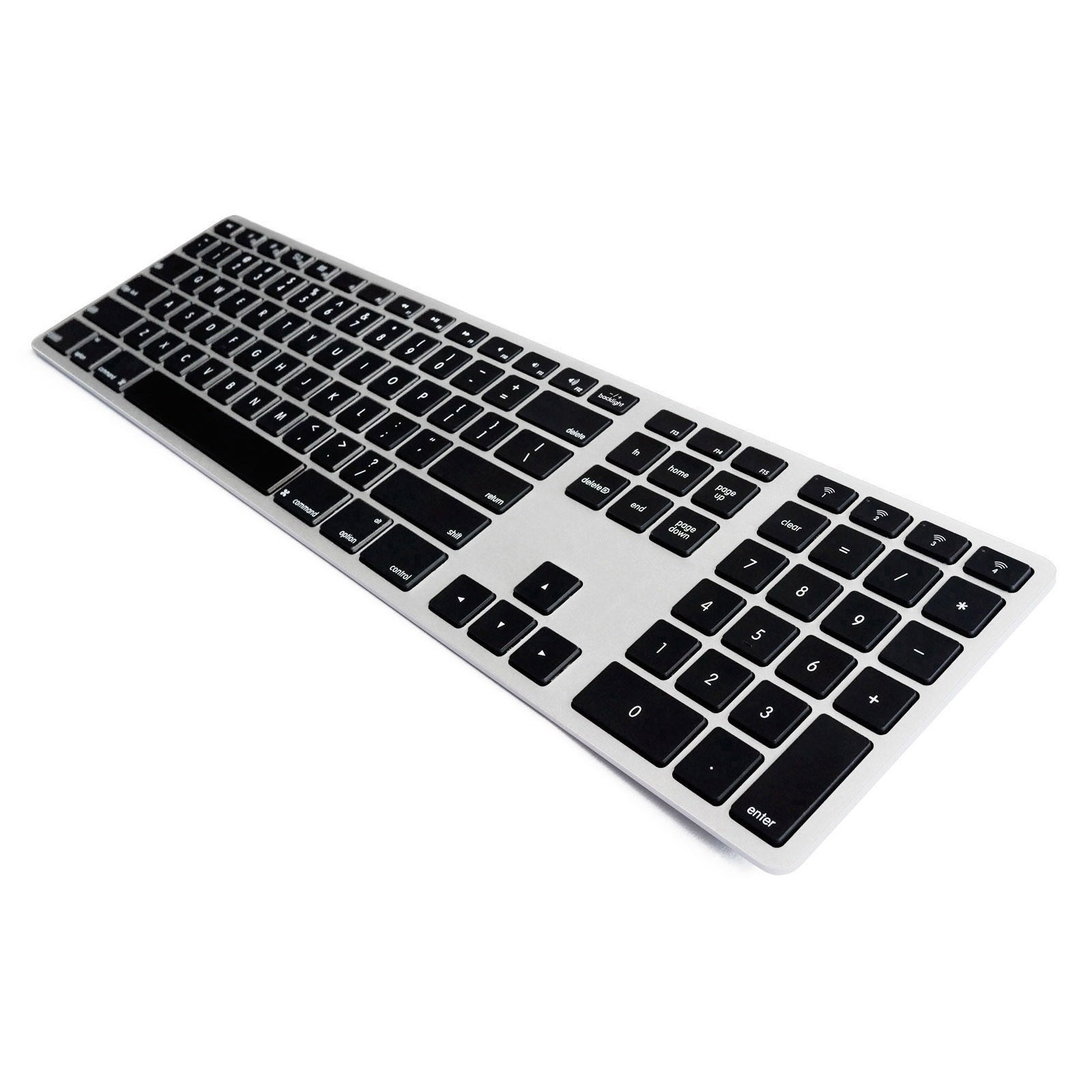 B.C. Geestig Toestemming Backlit Wireless Aluminum Keyboard - Silver/Black – Matias