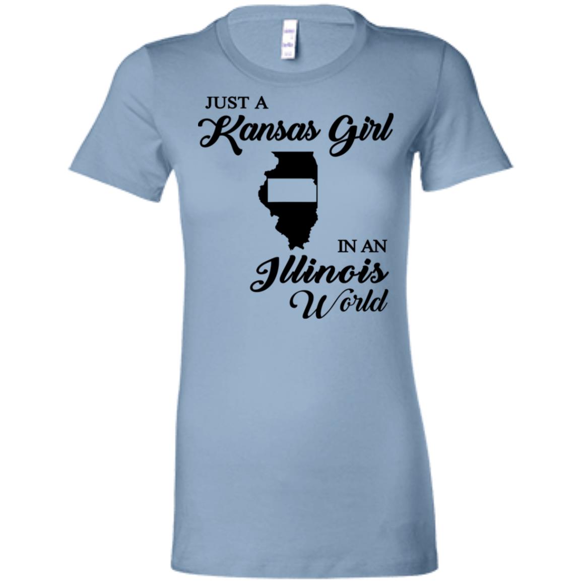 Just A Kansas Girl In An Illinois World T-Shirt