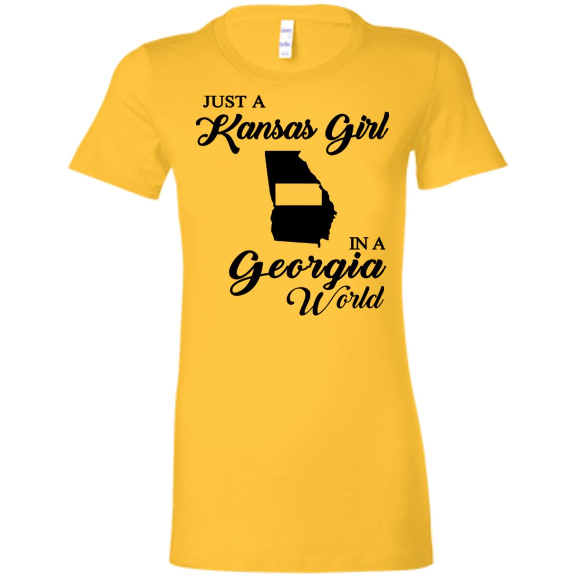 Just A Kansas Girl In A Georgia World T-Shirt