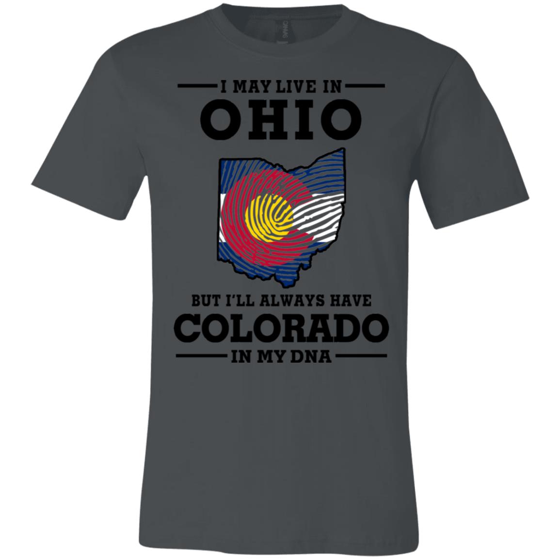 Live In Ohio Colorado In My Dna T-Shirt