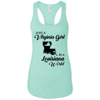 Thumbnail for Just A Virginia Girl In A Louisiana World T-Shirt