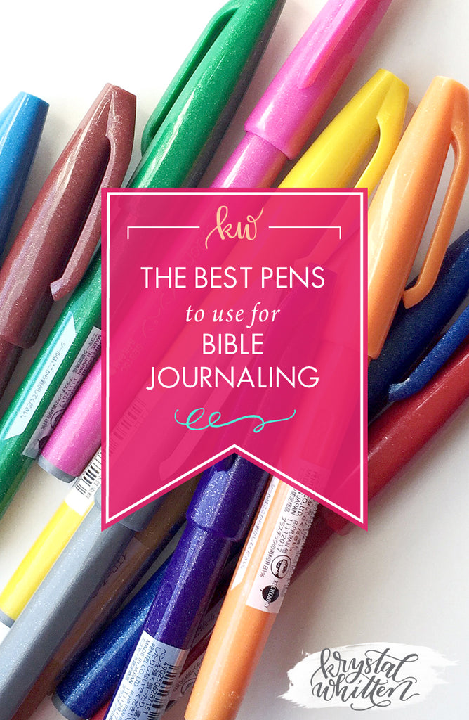 Best Pens for Bible Journaling