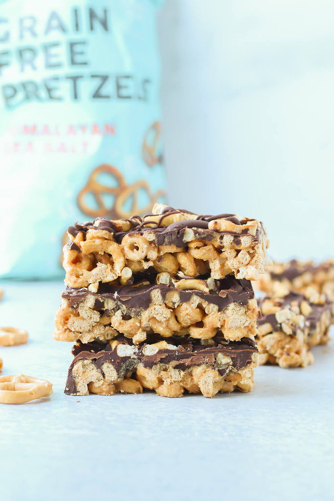 fitjoy pretzels and chocolate cereal bars