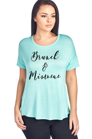 brunch & mimosas graphic tee