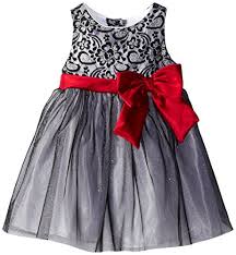 Youngland Special Occasion Dress - Grey/Red