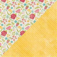 Jillibean Soup Collection Summer Red Raspberry Soup 12 x 12 Double Sided Paper Frozen Red Raspberry