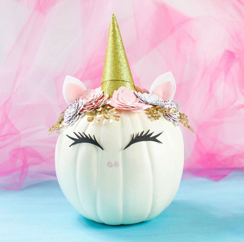 DIY Halloween Unicorn Pumpkin by Craft Box Girls