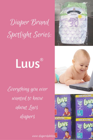 Diaper Brand Spotlight Series Luvs Pinterest image