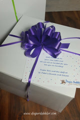 Gift Message Purple Ribbon