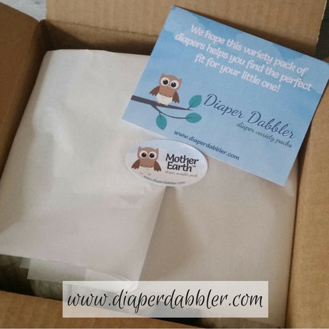 Diaper Dabbler Diaper Variety Package shipping